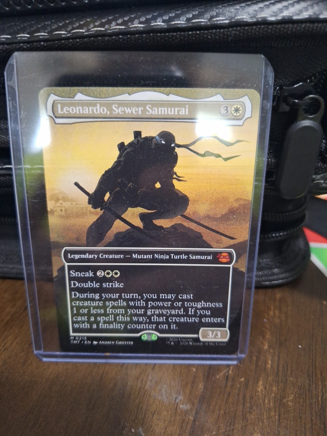 MTG TMNT Leonardo, Sewer Samurai Extended Art Regular M 0215