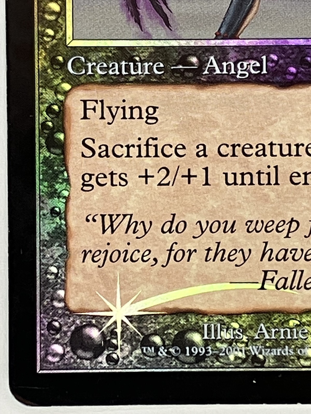 Fallen Angel MP 7th Edition 134/350 MTG Foil