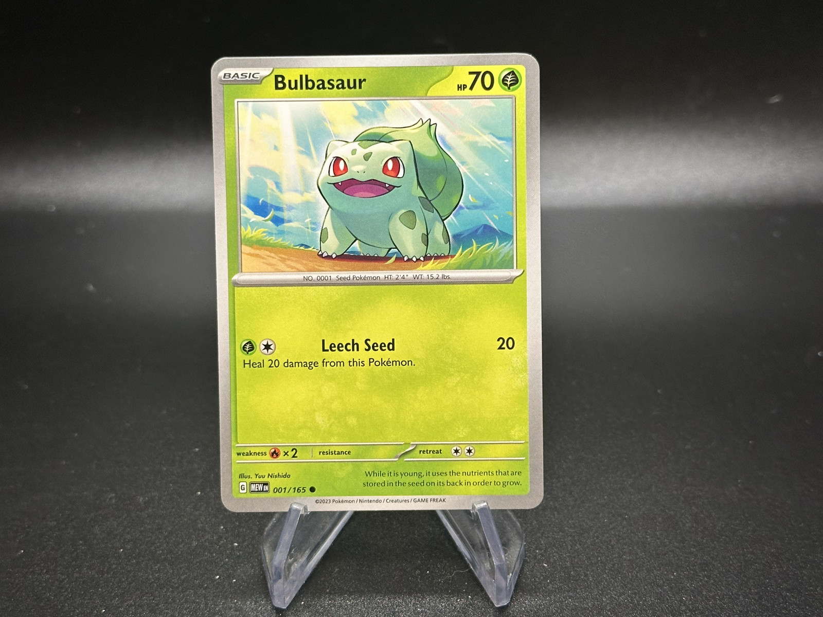 Bulbasaur – 001/165 Scarlet & Violet 151 – Pokémon TCG