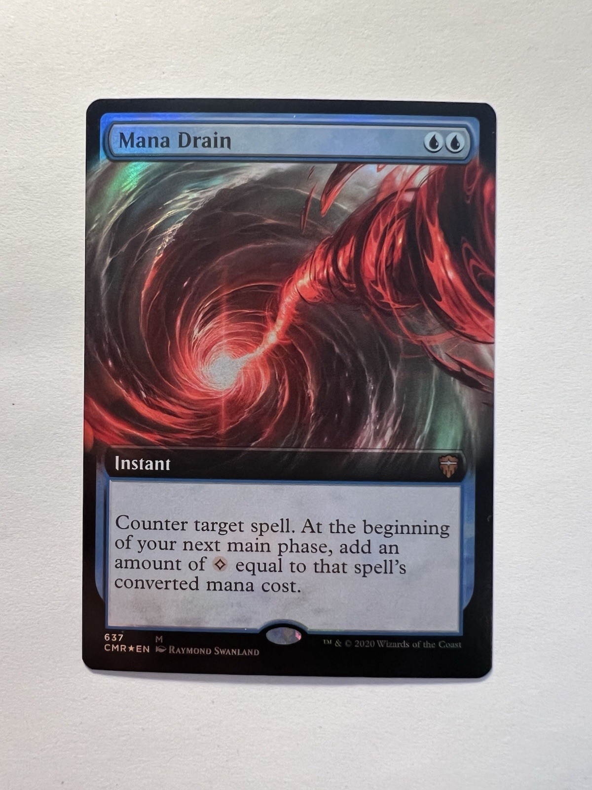 Mana Drain – FOIL EXTENDED ART – MTG Commander Legends – NM