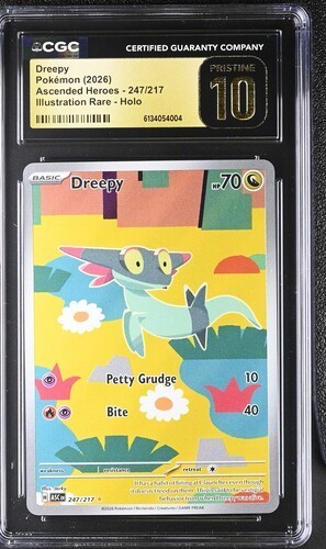 Dreepy 247/217 Me: Ascended Heroes Holo – PRISTINE 10!! – VERY RARE FIND!!