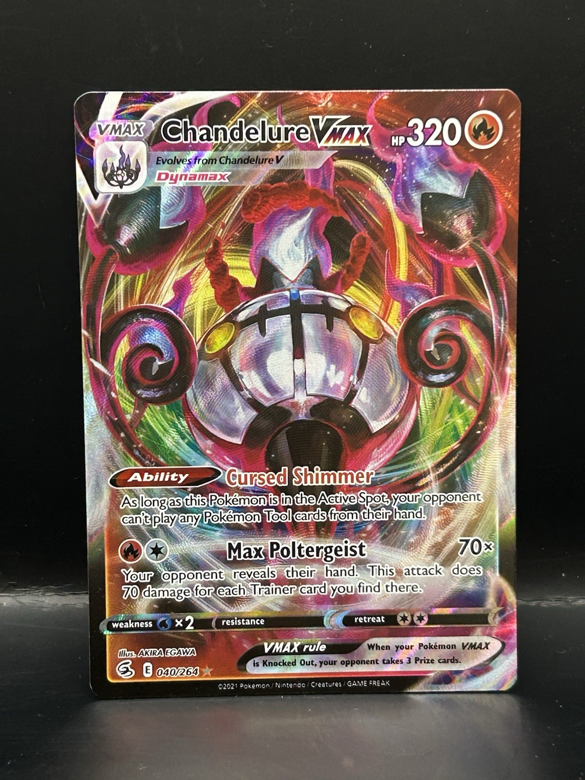 Pokemon TCG Chandelure VMAX – SWSH08: Fusion Strike (SWSH08)