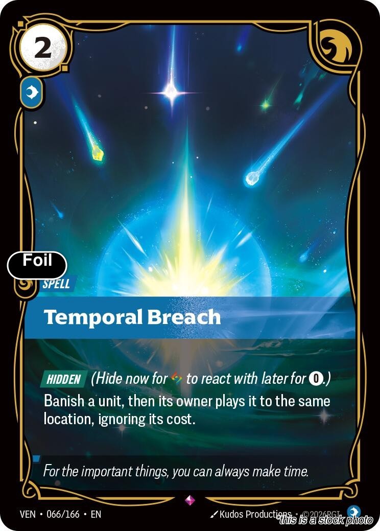 Temporal Breach [VEN – 066/166] NM Foil