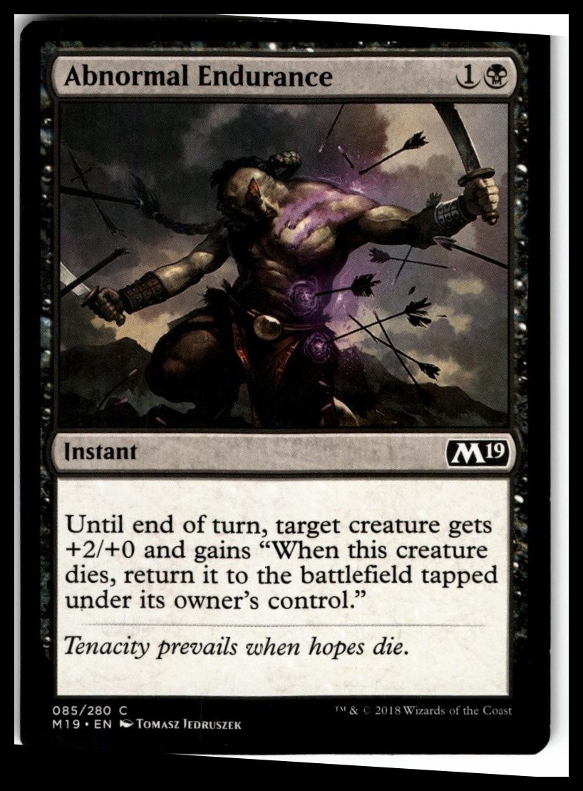 Core Set 2019 #85 Abnormal Endurance