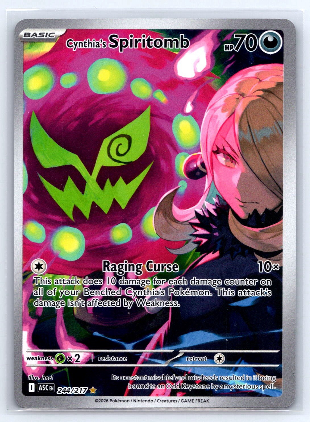 Cynthia’s Spiritomb 244/217 Ascended Heroes Holo