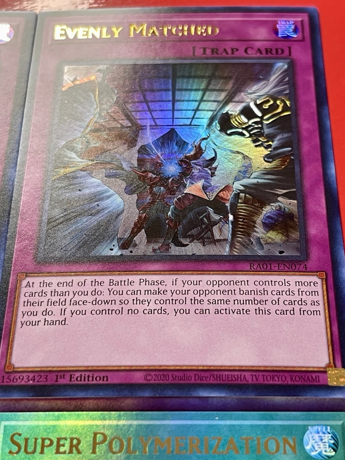3x Super Polymerization + 3x Evenly Matched | Ultra Rare | NM | 1st Ed | YuGiOh!
