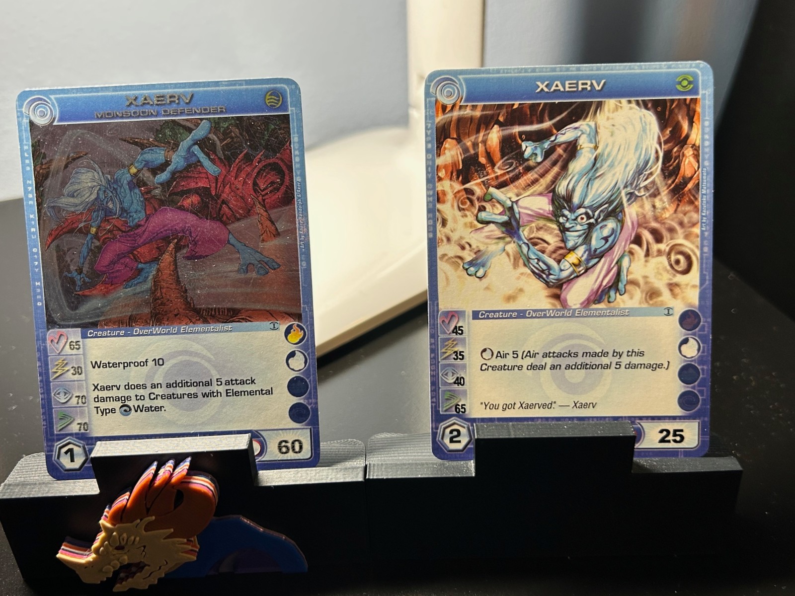 CHAOTIC RARE XAERV AND XAERV MONSOON DEFENDER CARDS