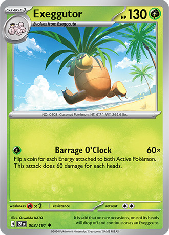 Exeggutor – 003/191 – Surging Sparks