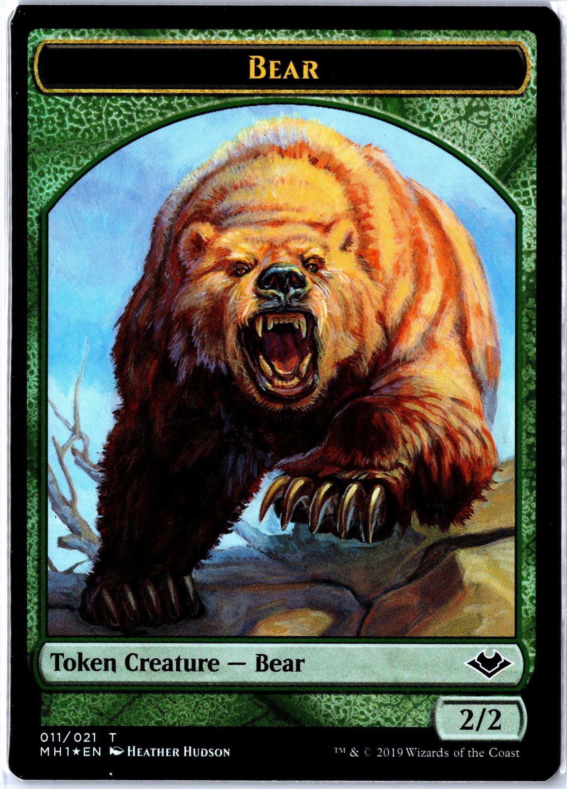 MAGIC TG: Modern Horizons #11 Bear Token- Foil.M2A