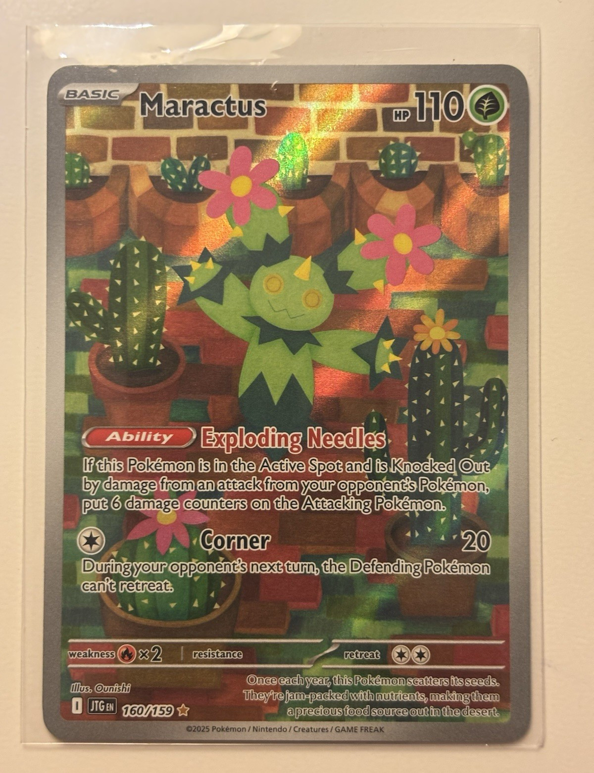Maractus Illustration Rare 160/159 Sv09 Journey Together ENG 2025 (NEAR MINT)