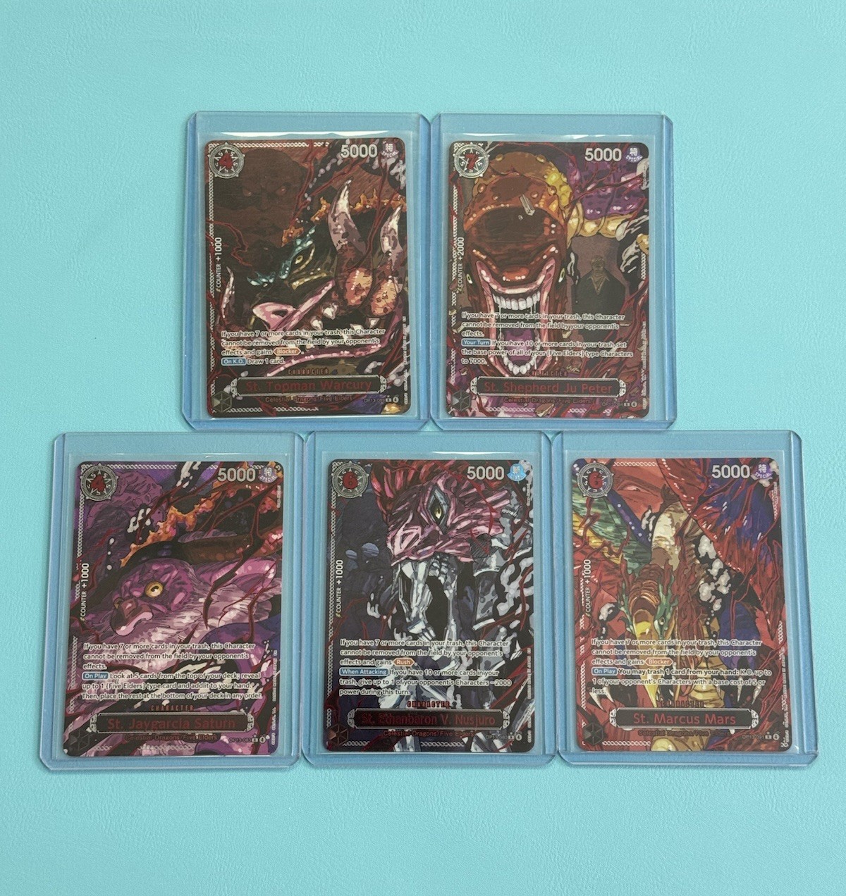 Carrying On His Will OP13 Demon/God Pack 5 Elders Red Alt Art