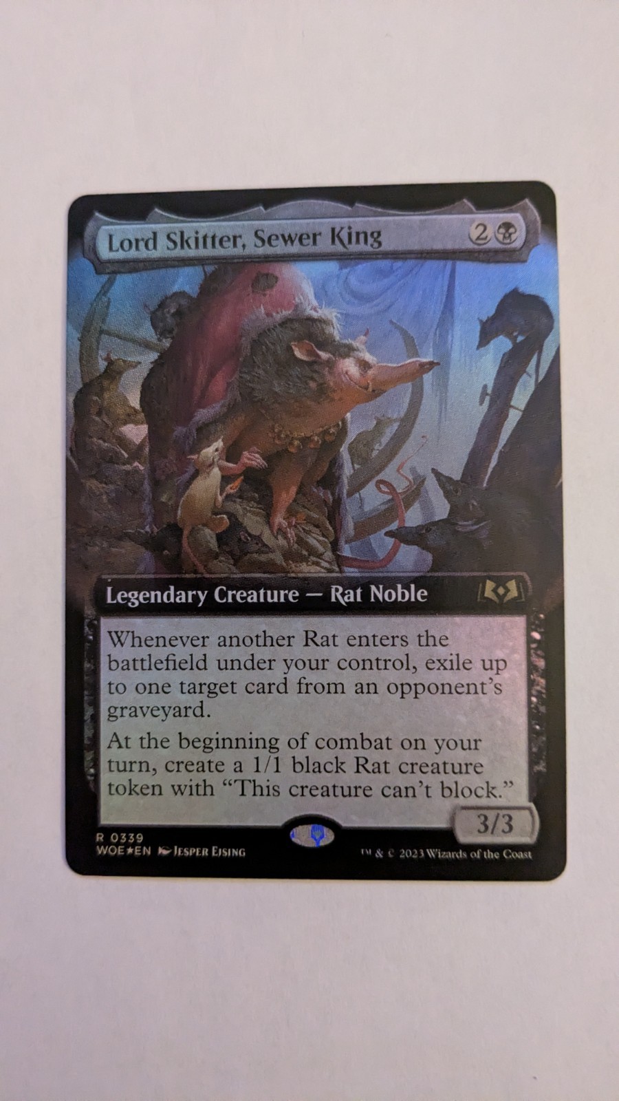 Lord Skitter, Sewer King Wilds of Eldraine Foil