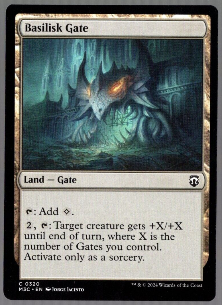 Basilisk Gate 0320 Non Foil Common Modern Horizons 3 MTG Near Mint