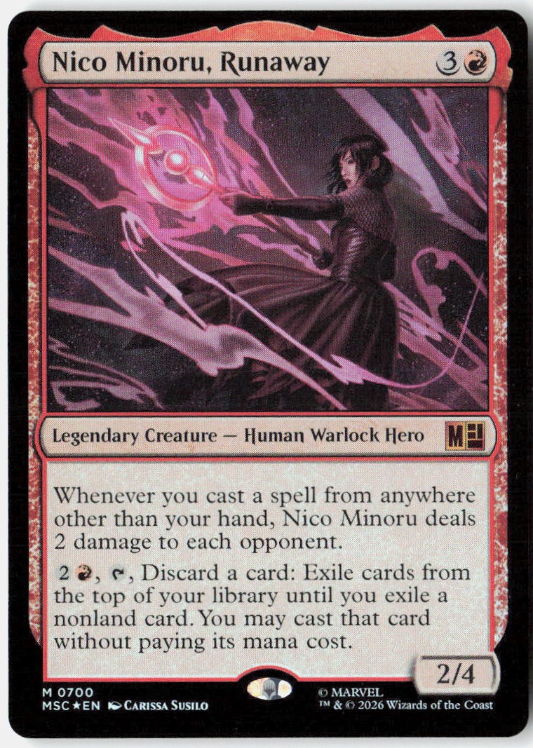Magic – Nico Minoru, Runaway Foil Commander: Marvel Super Heroes [MSC – 700] …