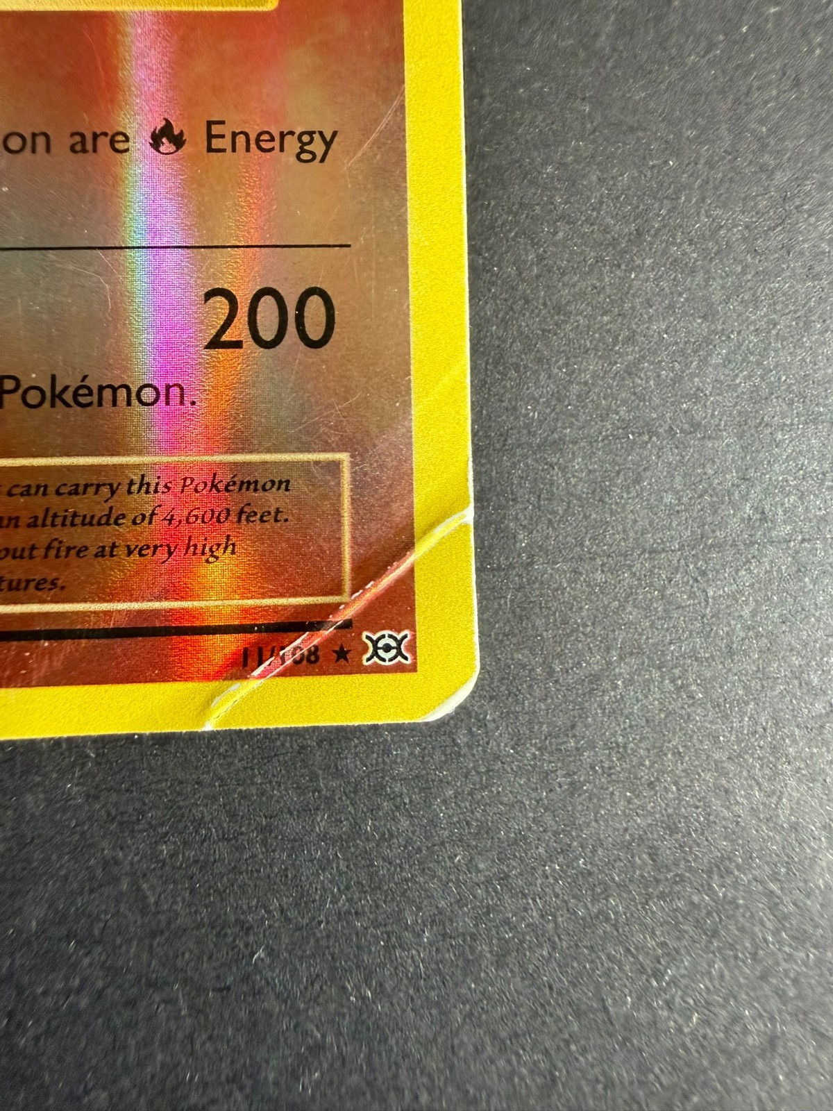 Charizard 11/108 XY Evolutions Holo Rare Pokemon Card Very Good – Creased