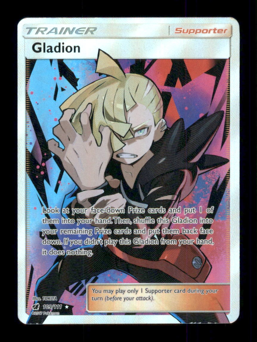 Gladion (Full Art) Ultra Rare Holo SM – Crimson Invasion 109/111 NM