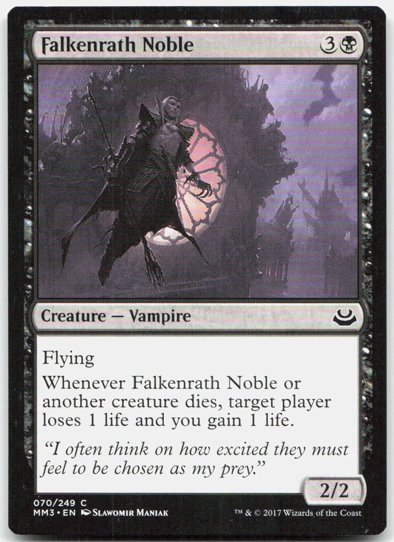 Falkenrath Noble C Modern Masters 2017 70 NM Slawomir Maniak