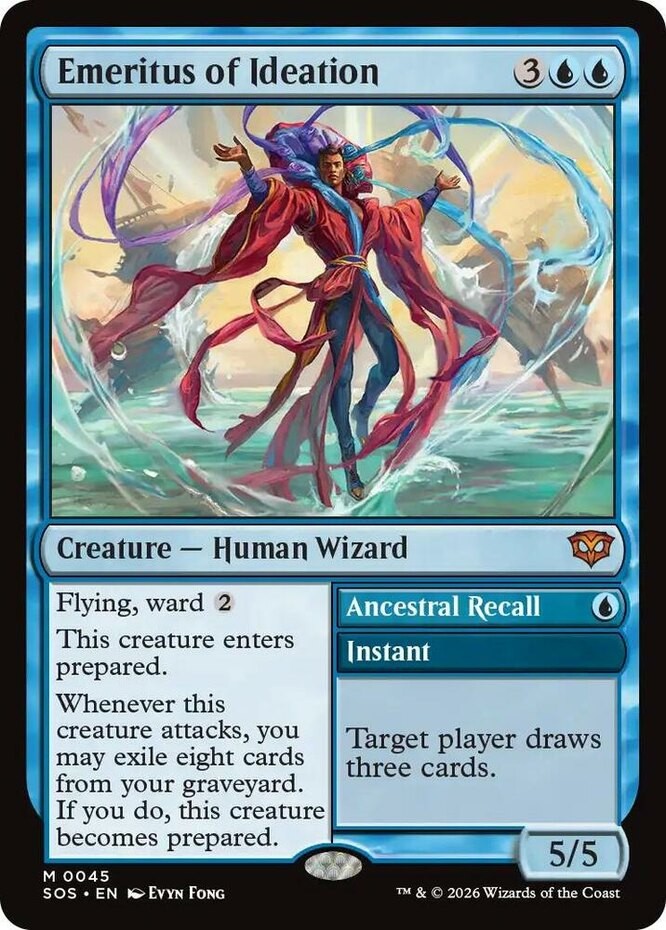 [1x] Emeritus of Ideation Near Mint, English Secrets of Strixhaven MTG Magic