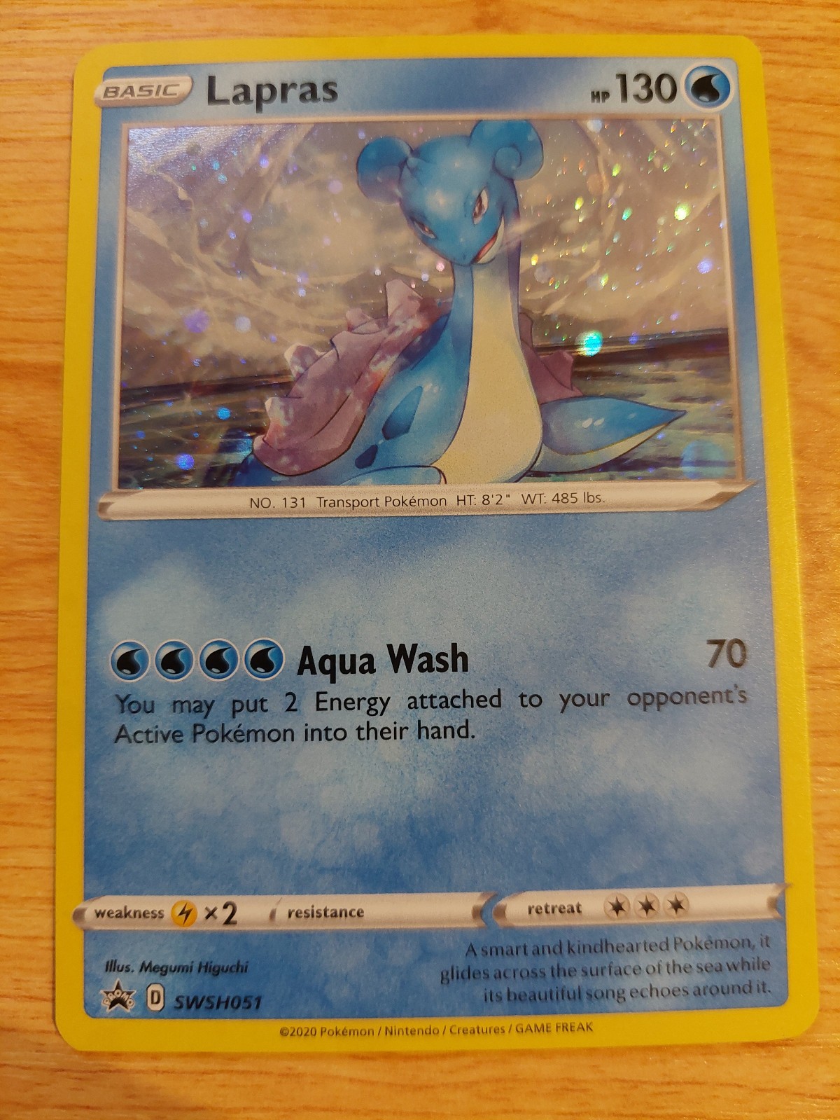 Lapras – SWSH051 (Sword & Shield Promo Cards) – Near Mint NM – Promo