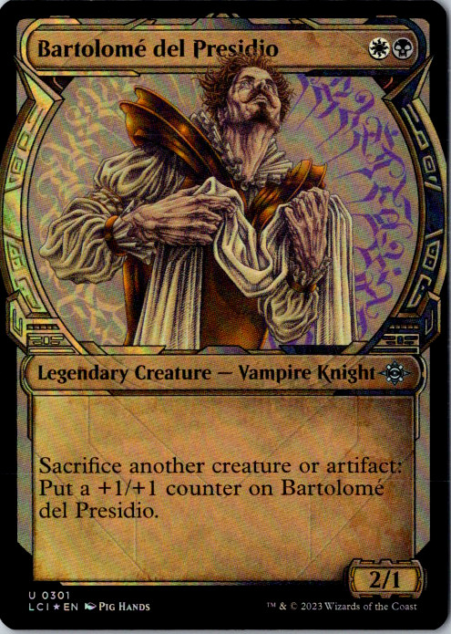 Bartolome del Presidio (Showcase) The Lost Caverns of Ixalan 301 FOIL Near Min