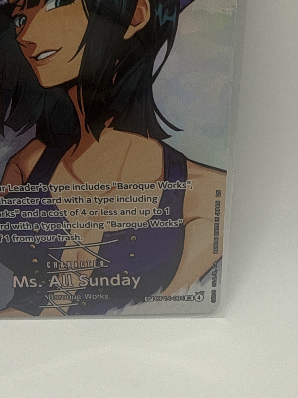 One Piece OP-16 Ms. All Sunday SP Foil Alt Art EN OP14-084 SR The Time Of Battle