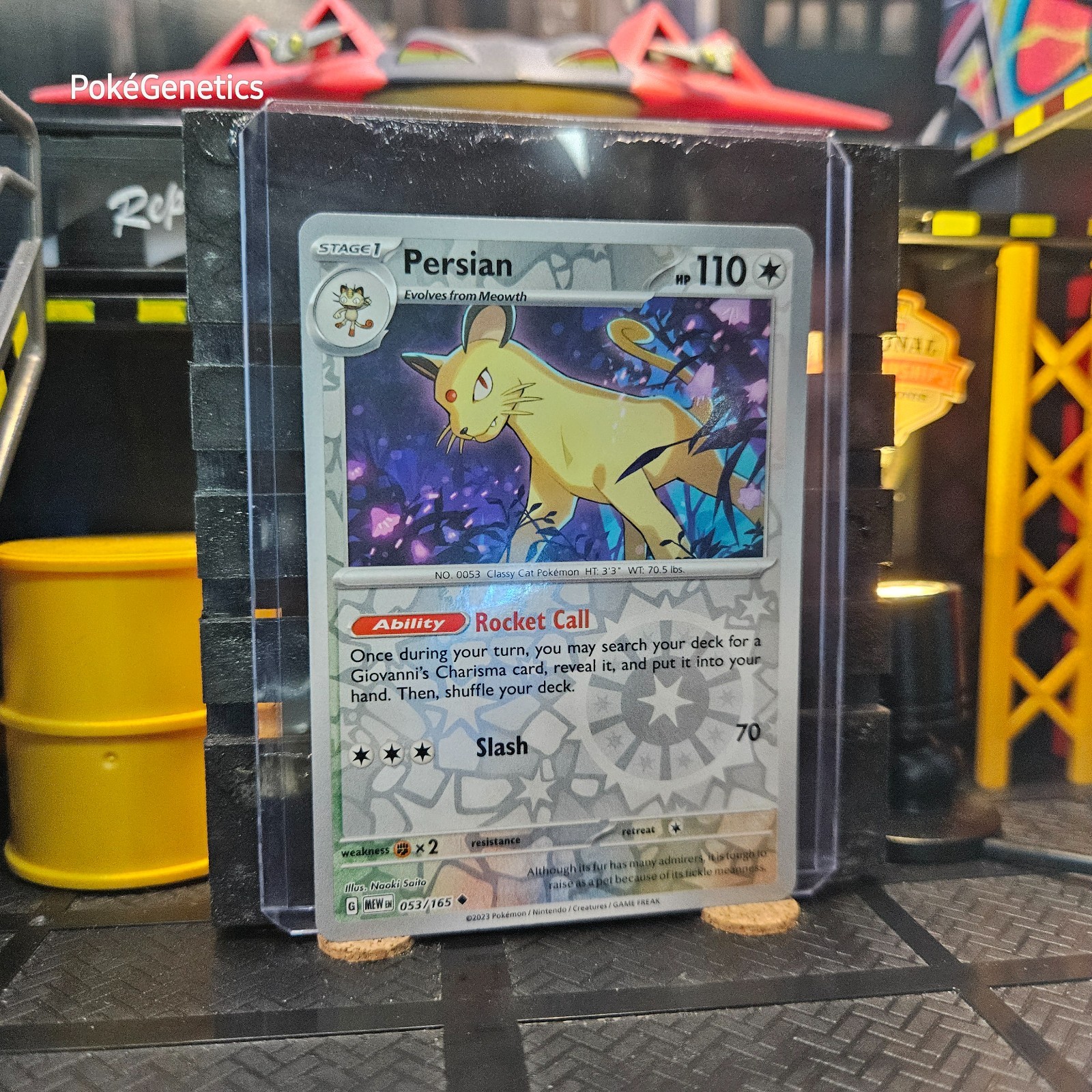 Persian 151 Reverse Holo Pokémon TCG 053/165 Scarlet & Violet Uncommon