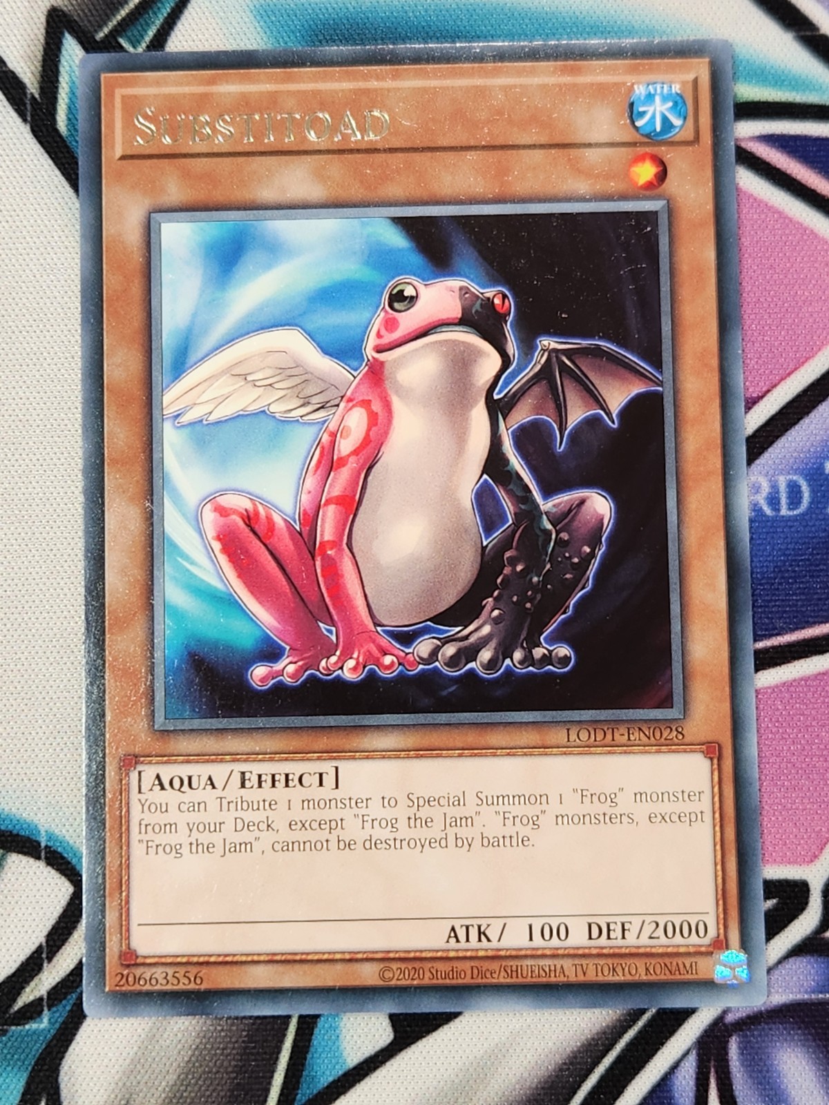 YUGIOH LODT-EN028 Substitoad Rare UNLIMITED REPRINT