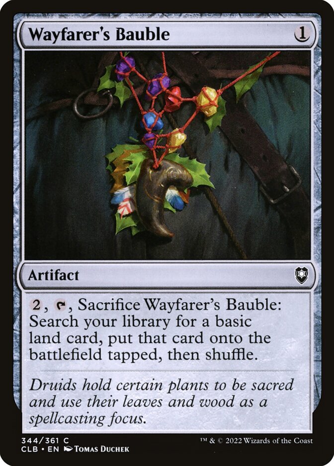 MTG Wayfarer’s Bauble (344/1062) Commander Legends Battle for Baldur’s Gate LP