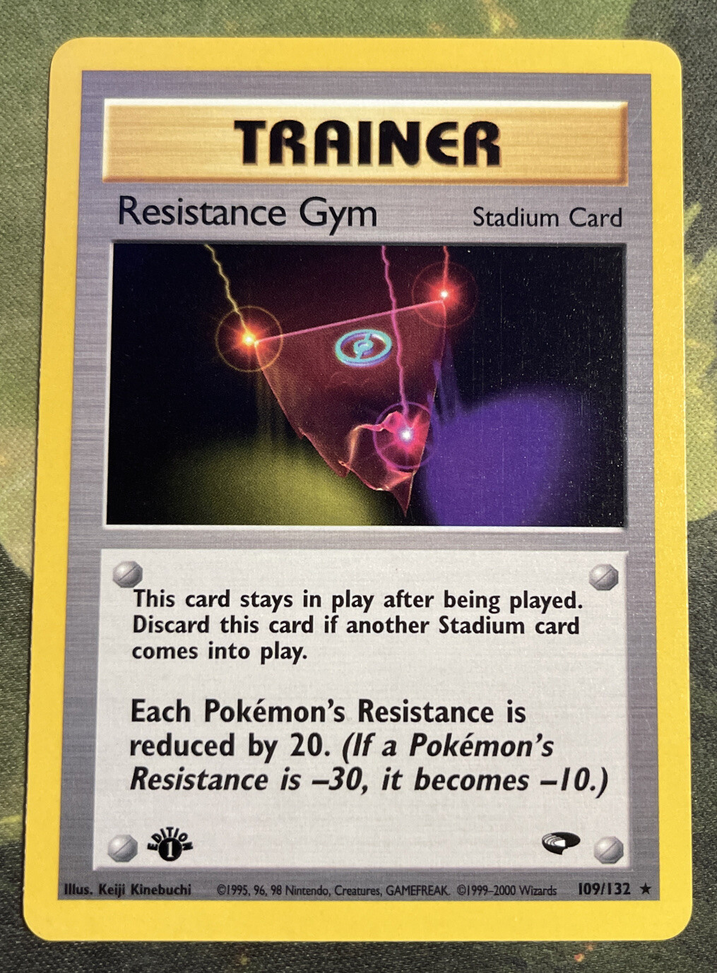 1st Edition Resistance Gym Rare 109/132 – Gym Challenge – Near Mint