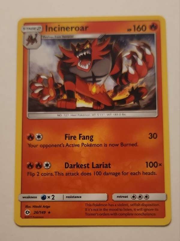 SM Base Set #26/149 Incineroar