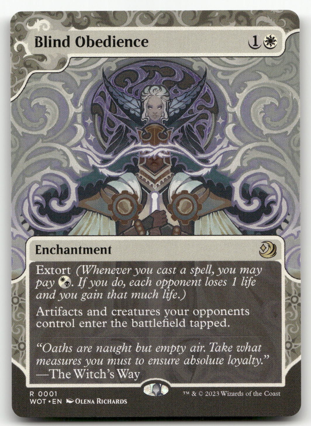 Blind Obedience #1 (NM) Wilds of Eldraine WOT Magic MTG