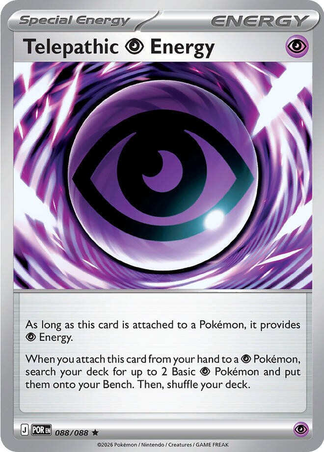 Telepathic Psychic Energy 088/088 Rare ME03: Perfect Order NM