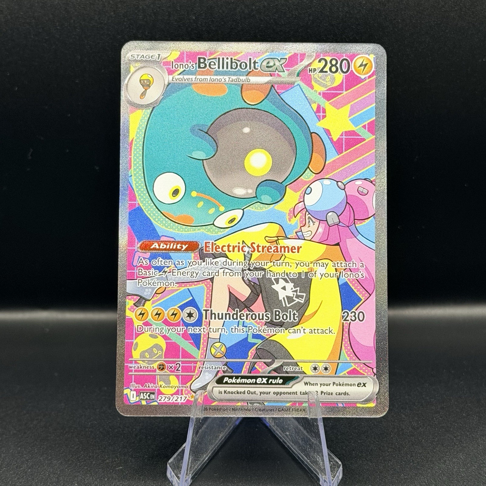 Pokemon: Iono’s Bellibolt ex – 279/217 – ME: Ascended Heroes (ASC) SIR
