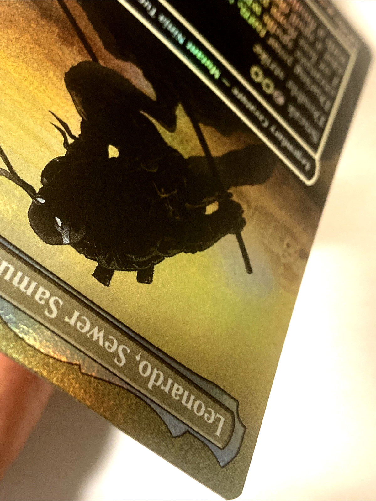 MTG Leonardo, Sewer Samurai (Borderless Foil) Teenage Mutant Ninja Turtles 215
