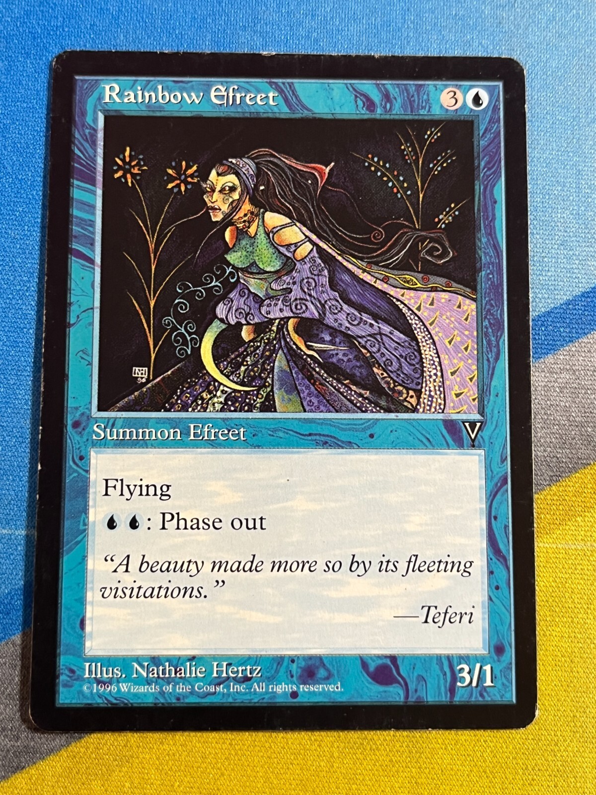 Magic the Gathering MTG Visions RAINBOW EFREET