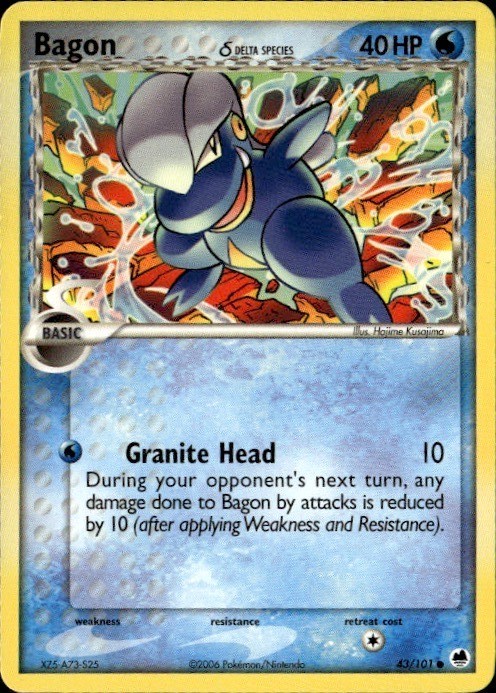 Bagon (Delta Species) Common DF Dragon Frontiers 43/101