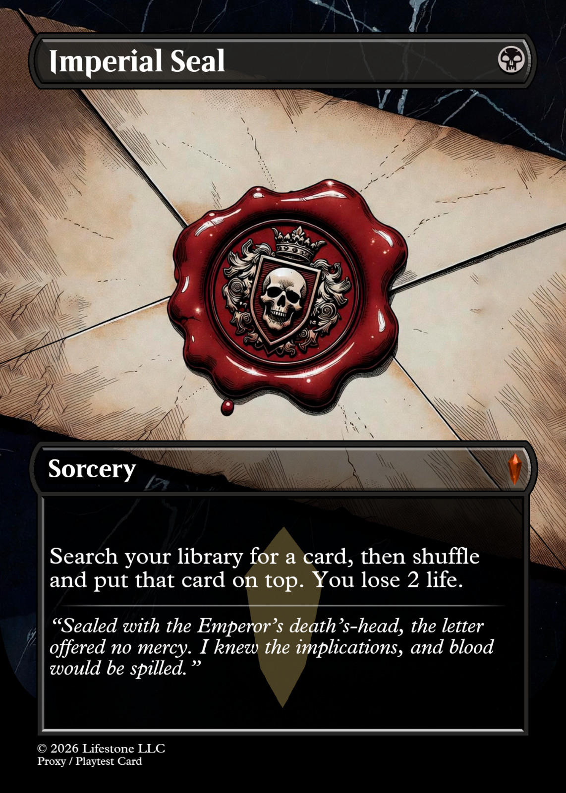Imperial Seal – Borderless – Premium Quality – Not Tournament Authorized