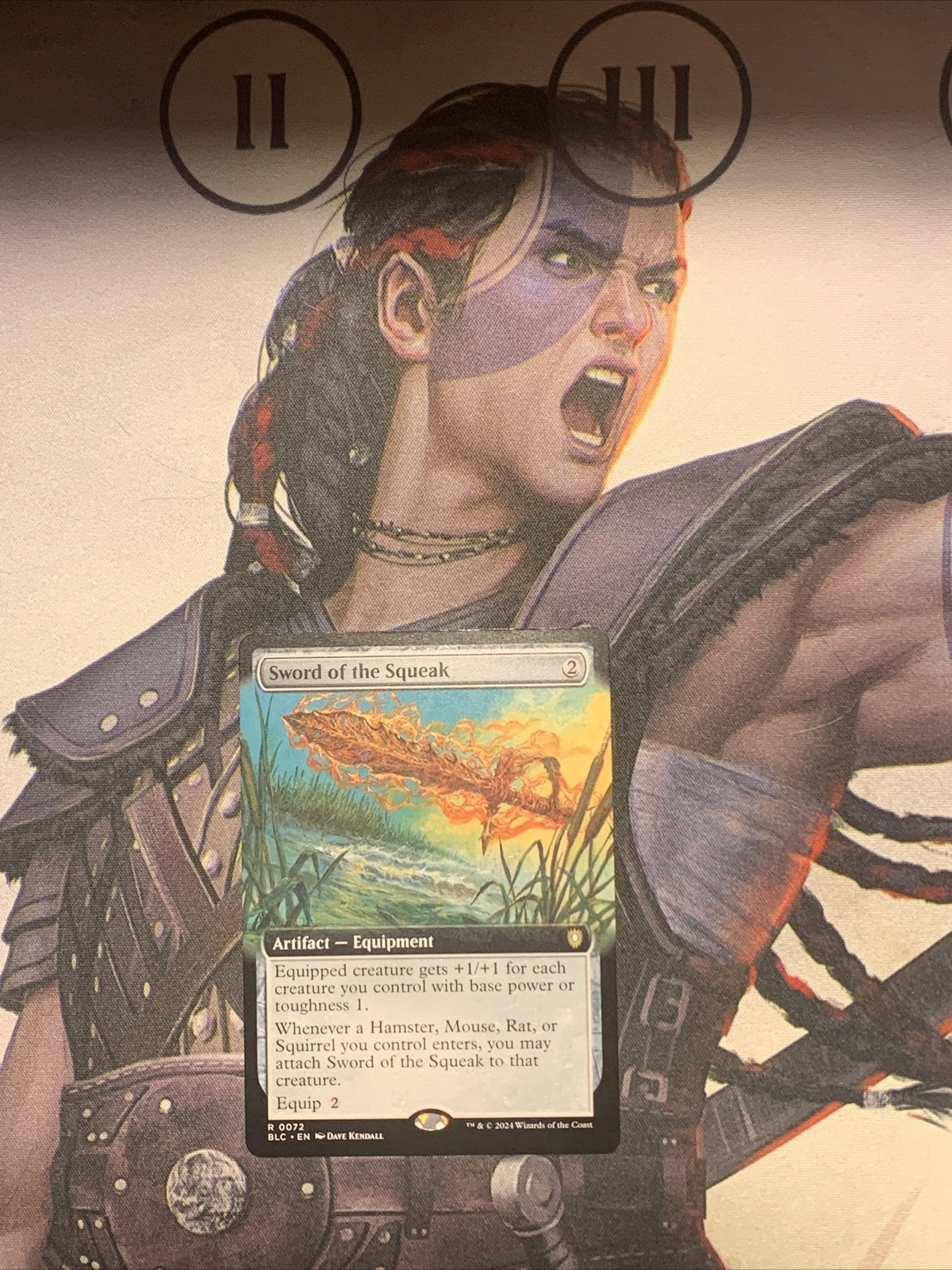 MTG – BLC – Sword of the Squeak (Extended Art) – Reg