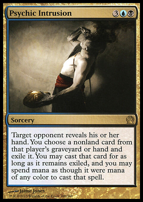 Magic the Gathering MTG Psychic Intrusion (200) Theros LP