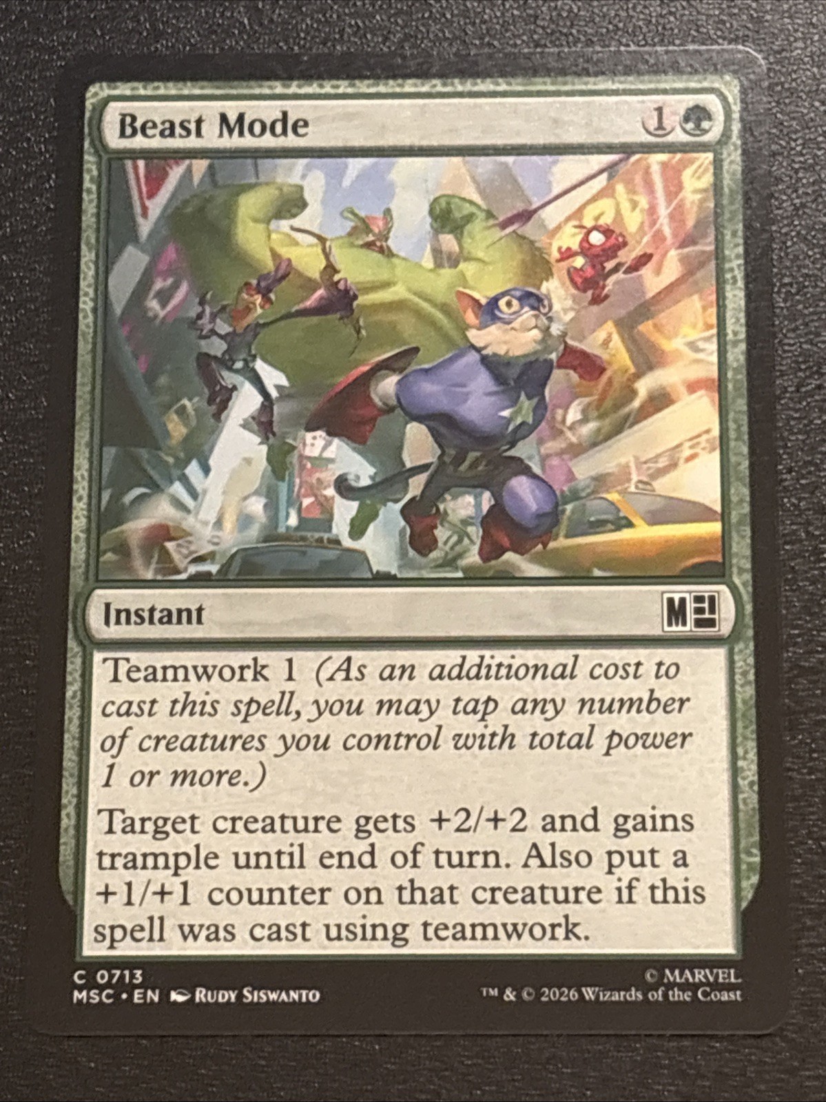 MTG Commander: Marvel Super Heroes Beast Mode 0713