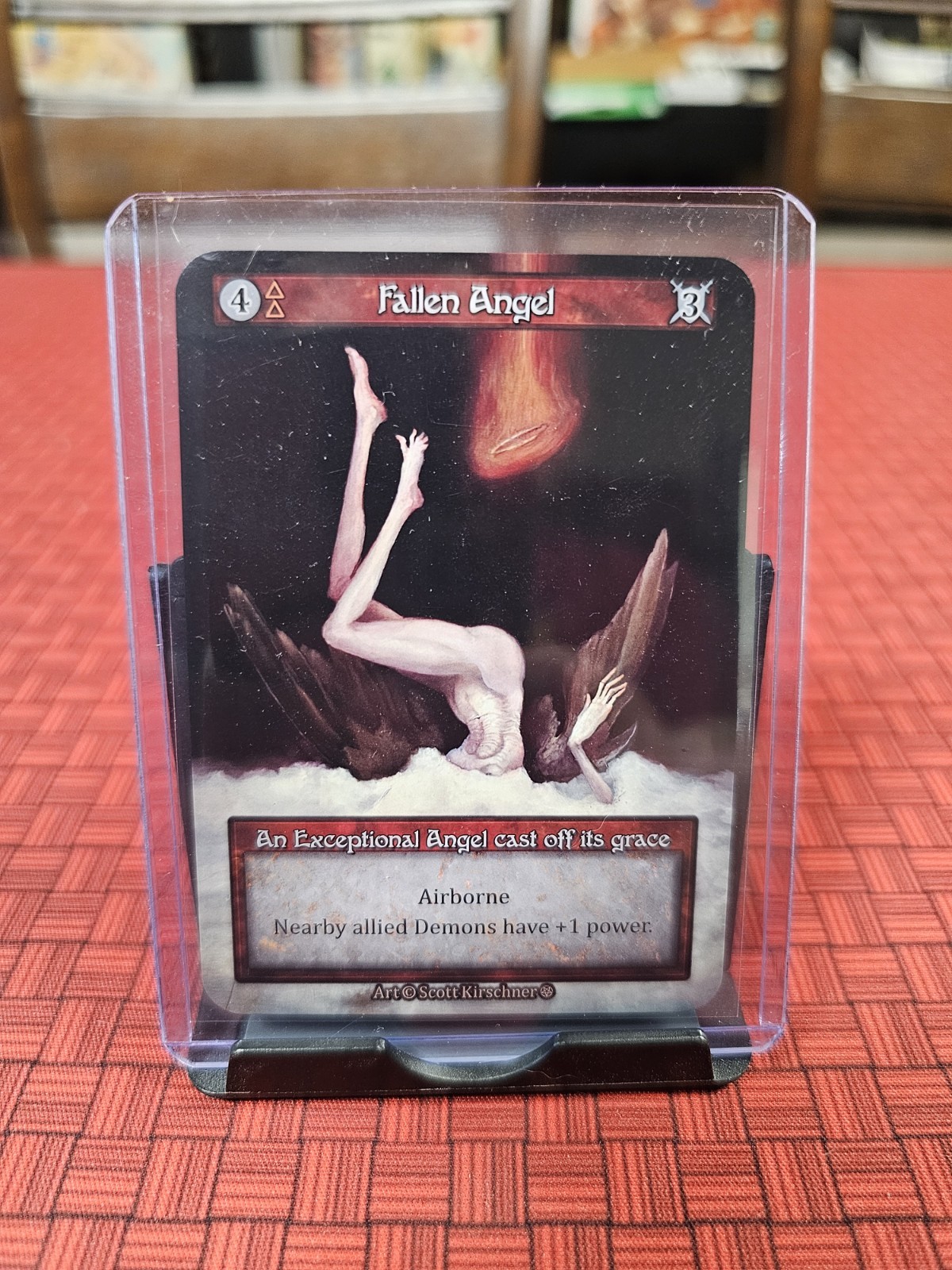 Sorcery Contested Realm Fallen Angel Curio Card Gothic