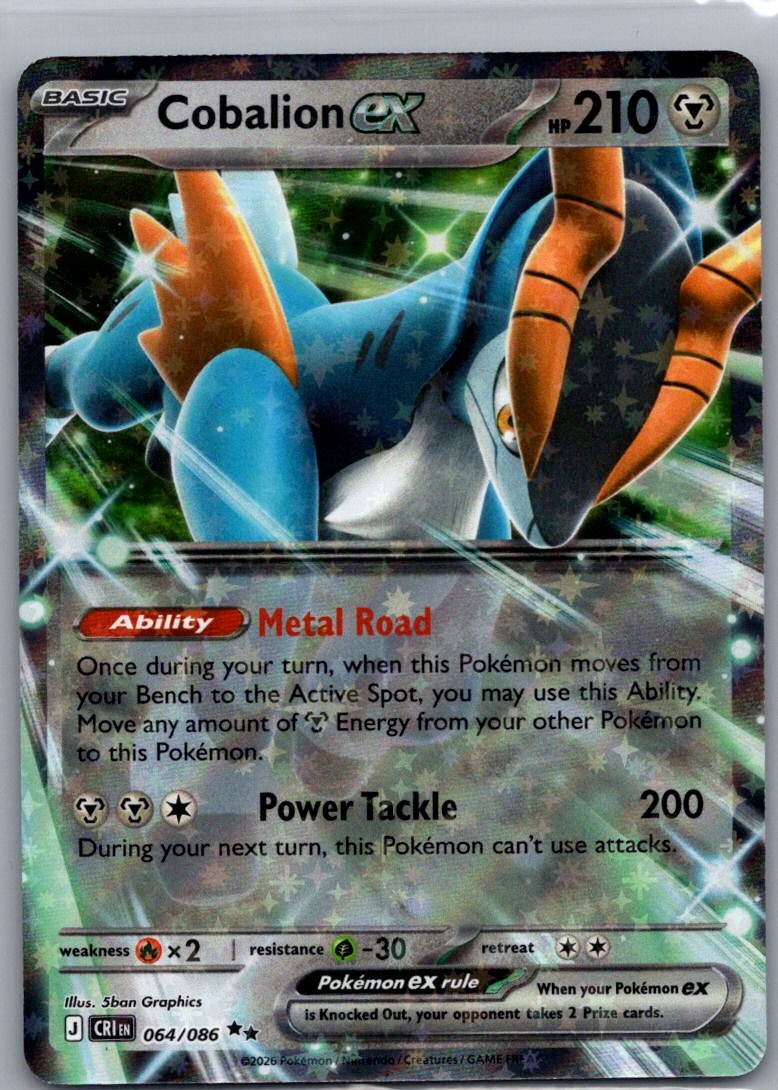 ME04: Chaos Rising #064/086 Cobalion ex