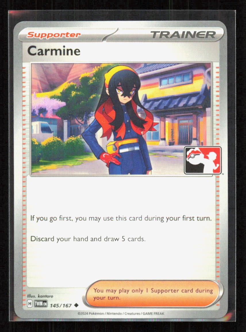 Carmine Prize Pack Series 145/167 Uncommon 2022 Trainer Supporter kantaro NM