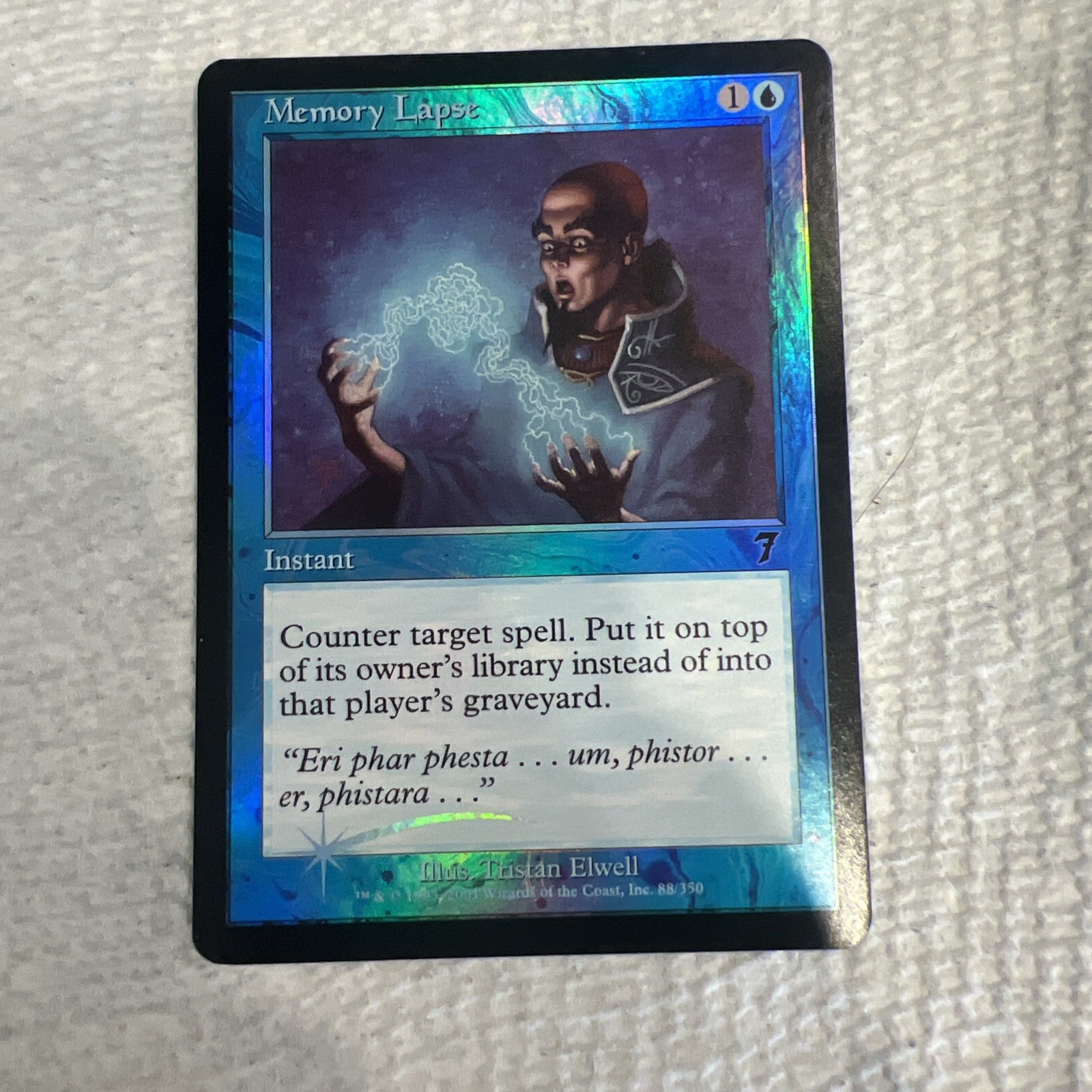 Magic: The Gathering Memory Lapse 7th Ed Foil English #88/350