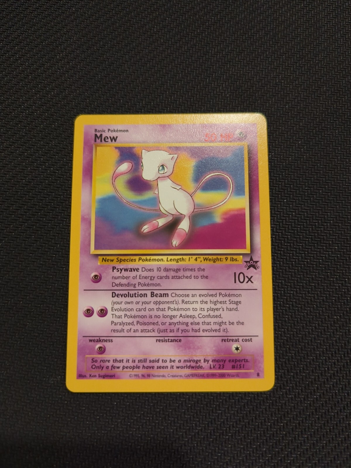 Pokemon Mew Black Star Promo #8 NM