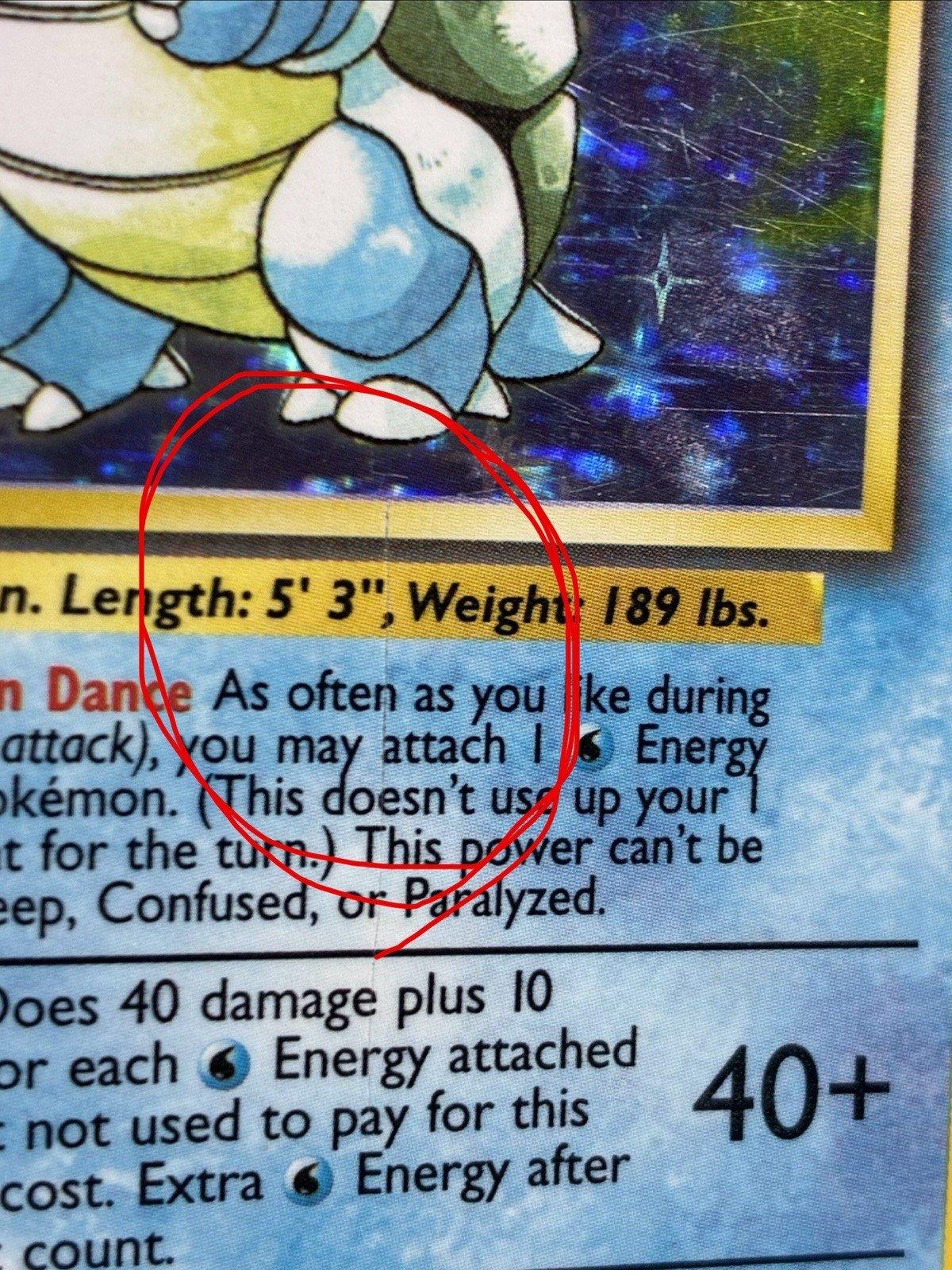 Pokemon TCG Blastoise 2/102 Base Set Holo Rare Holo Eng 100 HP Stage 2