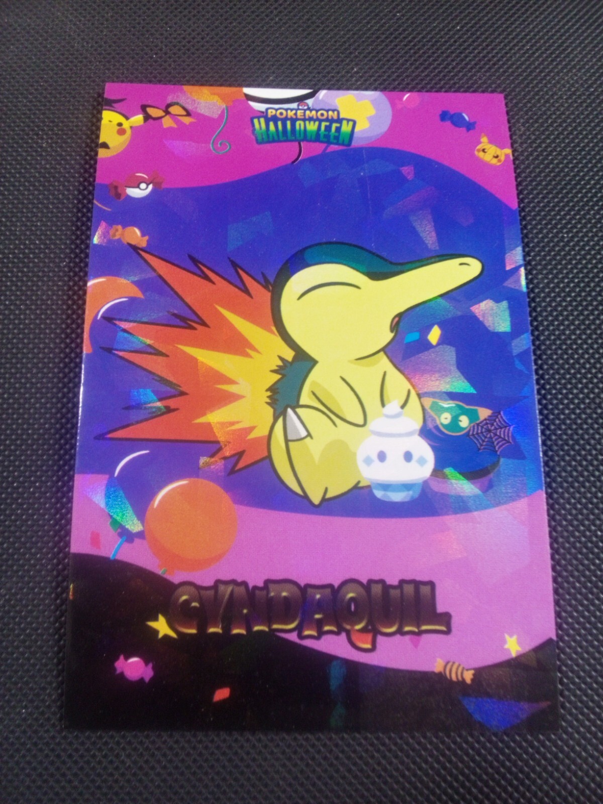 Pokemon 2024 Card Database Halloween Set Cyndaquil Cracked Holo Peru US Seller