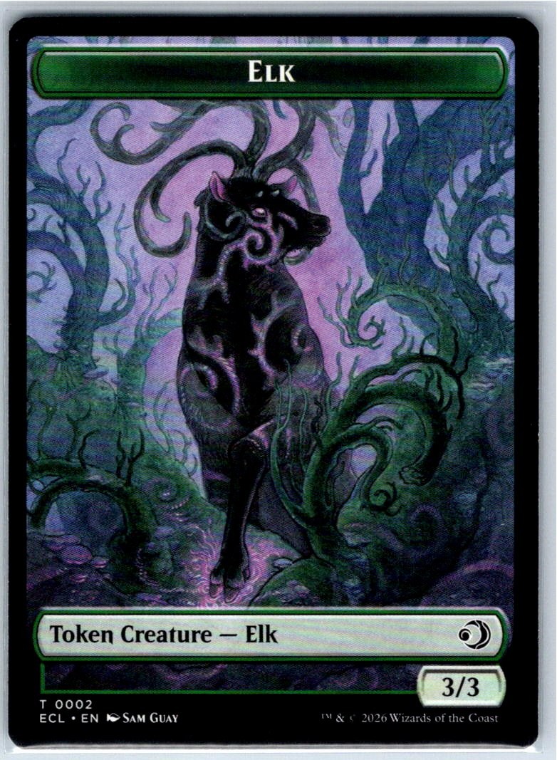 Elk // Mutavault Double-Sided Token Lorwyn Eclipsed 2 // 11 LP-NM MTG Card