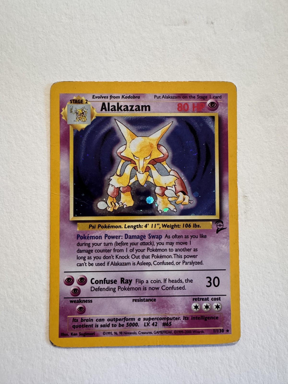 Alakazam 001/102 Base Set Holo