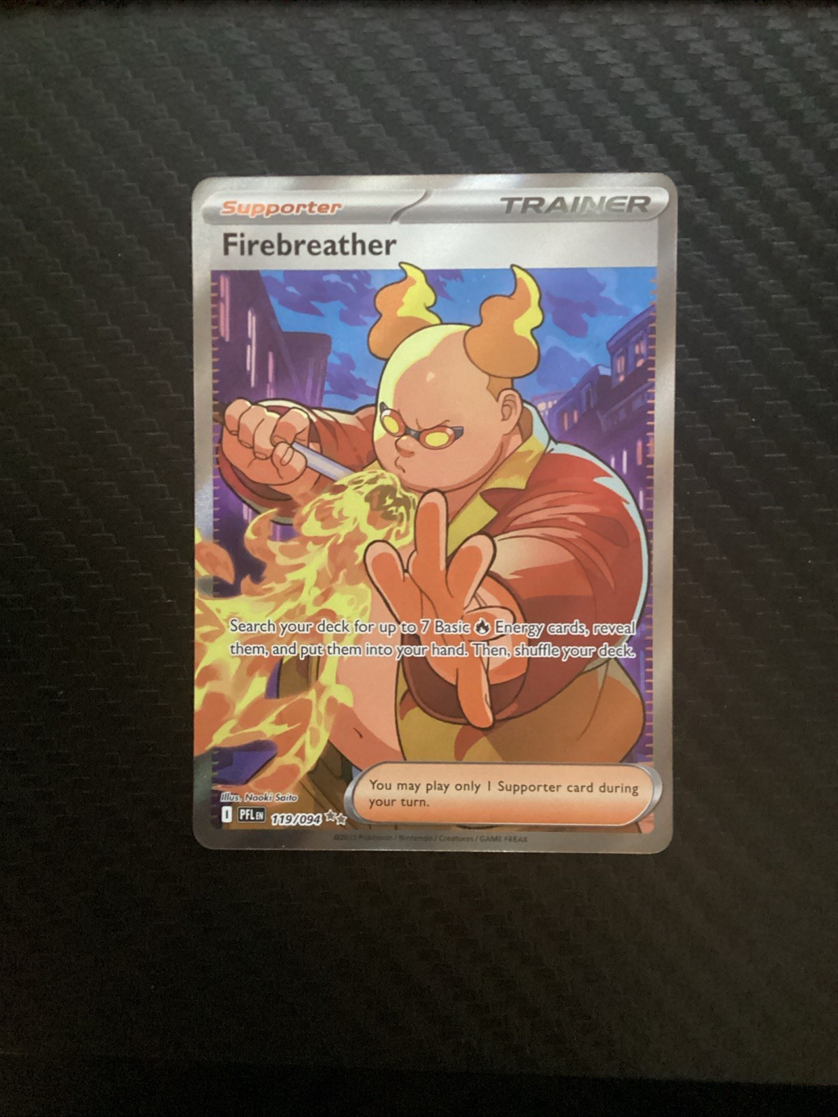 Firebreather Ultra Rare ME02: Phantasmal Flames 119/094 NM